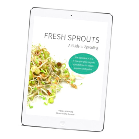 FRESH SPROUTS A Guide to Sprouting ebook for shop