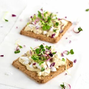 Veganske Tapas med Radisespirer