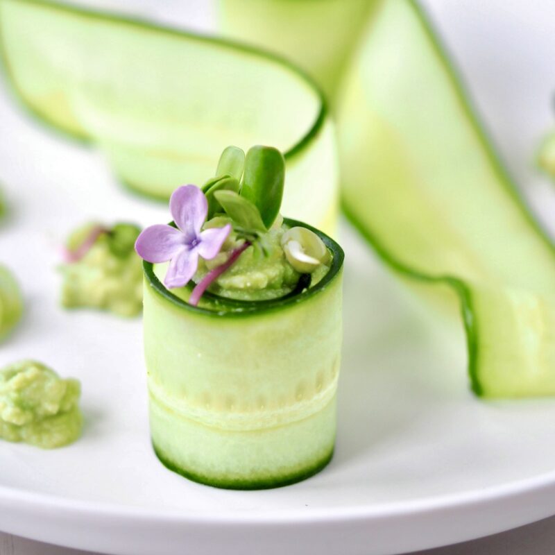 Appetizer med guacamole