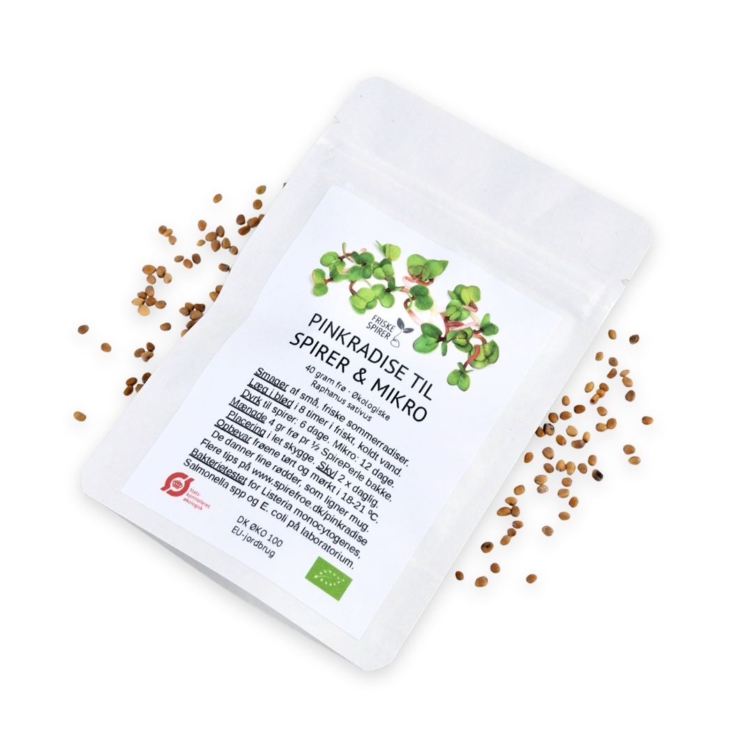 Pinkradise økologiske spirefrø 40 gram