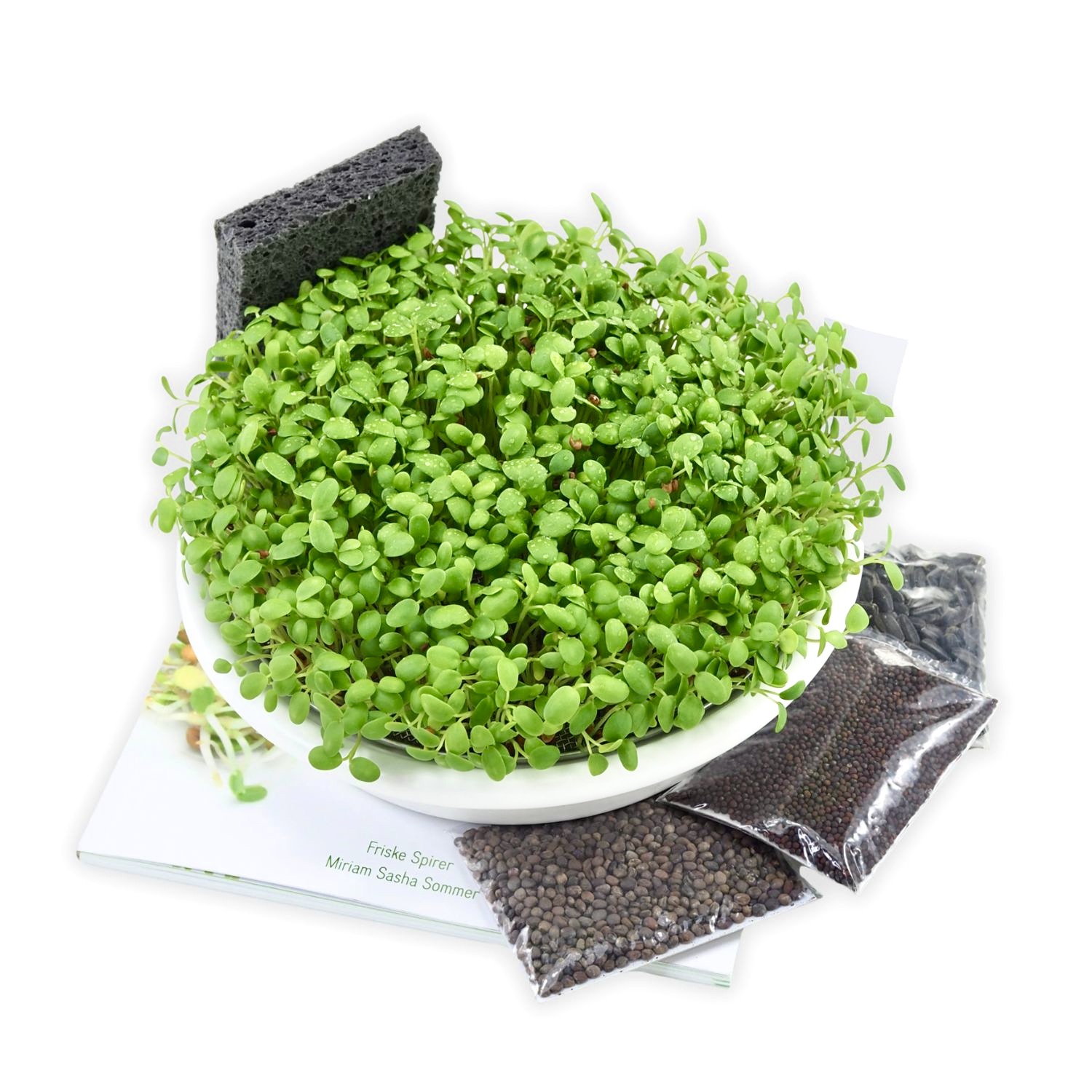 Hvid Keramik Spirebakke 16 cm si komplet startkit