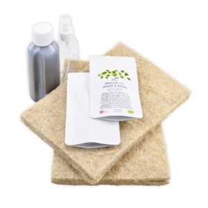 Økologisk Mikrogrønt Hampmåtte Kit med Frø