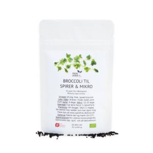 Økologiske Broccoli Rapini mikrogrønt frø Friske Spirer